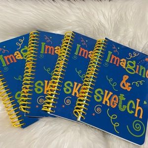 Imagine & Sketch journal book - Set of 4